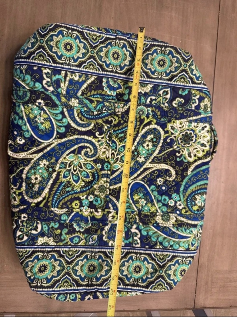 Vera Bradley Navy Blue Paisley Mini Skirt with Teal & Turquoise Accents